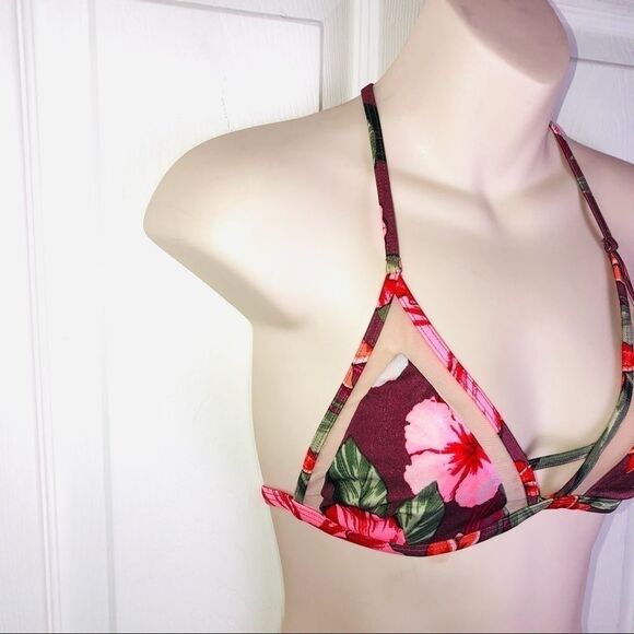 Victoria’s Secret tropical triangle bikini top sm - Picture 2 of 8